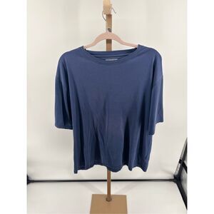 Cutter And Buck T Shirt Mens Blue Short Sleeve Casual Cotton Size XL